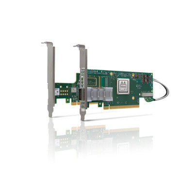 100g MCX653105A-EFAT Mellanox การ์ดเครือข่าย ConnectX-6 VPI Adapter สำหรับเซิร์ฟเวอร์