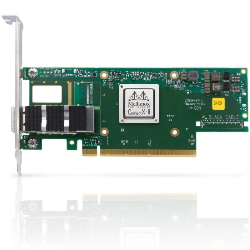 MCX653106A-ECAT Mellanox 100gb Nic ConnectX- 6 VPI Hdr100 Edr Ib สองพอร์ต
