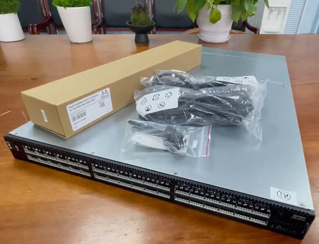 MQM8790-HS2F Mellanox Infiniband Switch 40 QSFP56 พอร์ต HDR 2 พาวเวอร์ซัพพลาย P2C Airflow
