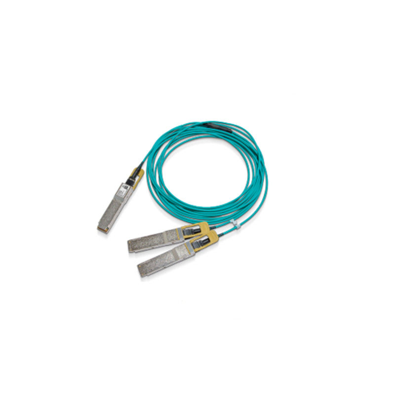 MFS1S50-H005V Mellanox AOC 200Gb/S ถึง 2x100Gb/S IB HDR QSFP56 ถึง 2x QSFP56 5m