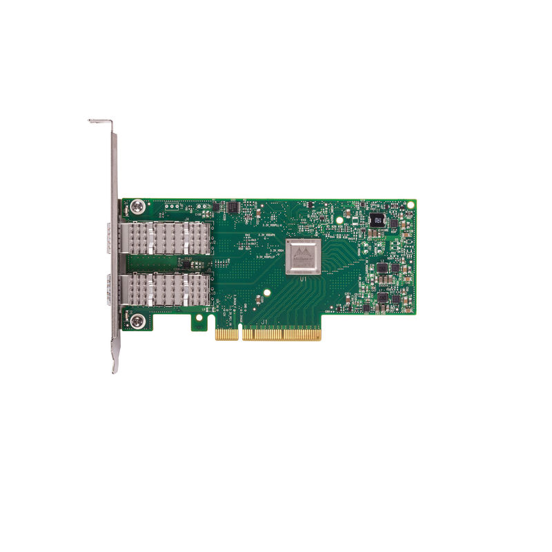 Mellanox ConnectX-4 Lx EN 25GbE สองพอร์ต SFP28 PCIe3.0 X8 การ์ดเชื่อมต่อเครือข่าย MCX4121A-ACAT