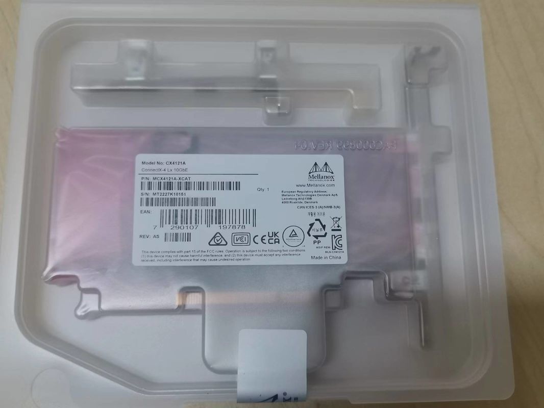 MCX4121A-ACAT ConnectX®-4 Lx EN NIC Network Interface Card 25GbE โพร์ตสองแบบ SFP28
