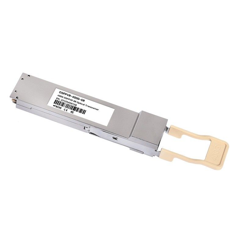 ขนาดความกว้างของแบนด์วิท 400G Ethernet Network OSFP SR4 Multimode Fiber Transceiver Module พร้อมฟังก์ชันการวินิจฉัยดิจิตอลแบบ Hot-Plug