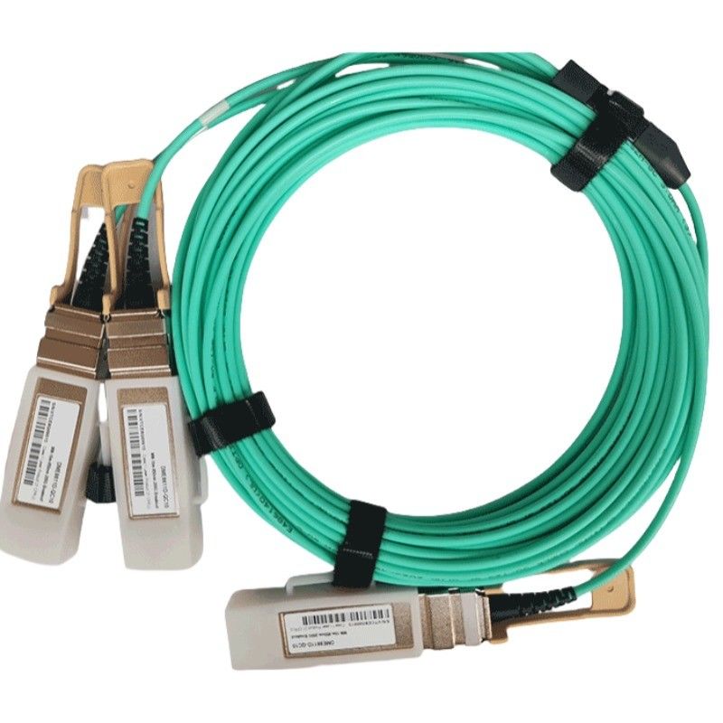 เครื่องรับสัญญาณออปติก แฮต-พล็อก และ 200G QSFP56 ถึง 2x 100G QSFP56 สายไฟฟ้าออปติกแอคทีฟ
