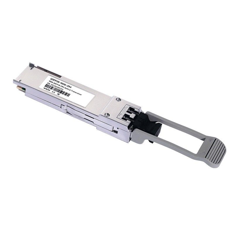 100G QSFP28 ZR4 LC Duplex Optical Transceiver 80km SFP28 LR4 103Gbps EML LAN-WDM Transceiver พร้อมระบบวินิจฉัยดิจิตอล