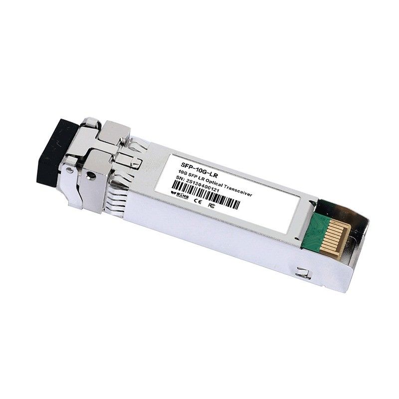 โมดูลตัวรับสัญญาณ SFP 10 กิโลเมตรแบบเดียวสําหรับเครือข่ายการสื่อสารศูนย์ข้อมูล
