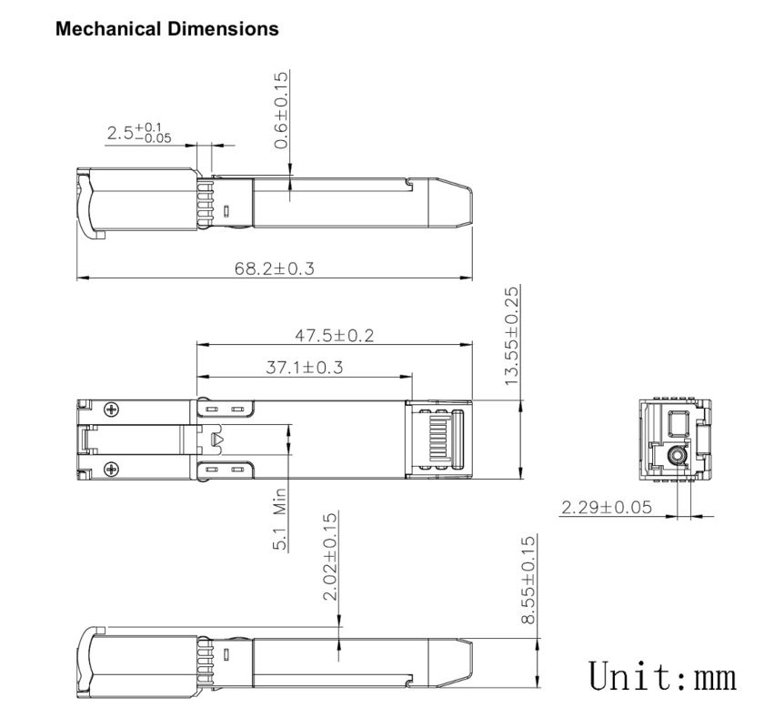 โซลูชั่นเครือข่ายแบบไร้ขอบเขต ด้วยโมดูลตัวรับออปติกส์แบบสองทิศ 10Gb/s SFP และ OTU2/OTU2e ที่มีความกว้างถึง 80km