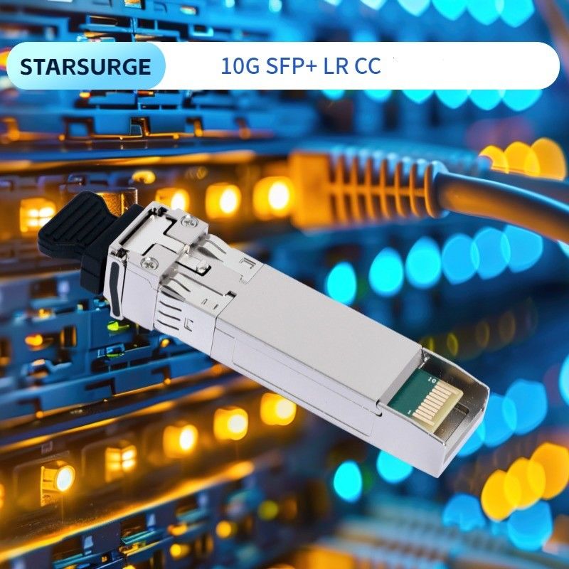 สายไฟเบอร์ประเภท Multi Mode สายไฟเบอร์ OM3 เครือข่าย 10G SFP 850nm 300m LC Optical Transceiver Module สําหรับศูนย์ข้อมูล