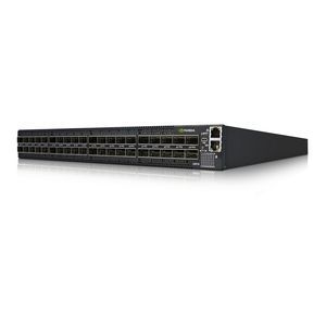 MQM8700-HS2F สวิตช์ Mellanox ความเร็ว 200GB/S Infiniband พร้อมพอร์ต QSFP56 จำนวน 40 พอร์ต และอัตราการส่งข้อมูล 10/100/1000Mbps