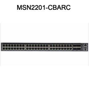 การเชื่อมต่อเครือข่ายด้วยเทคโนโลยี Infiniband Nvidia MSN2201-Cbarc สวิตช์ 1gbe/100gbe 1u Cumulus RJ45 48 Qsfp28 4 DC PSU 2 C2p