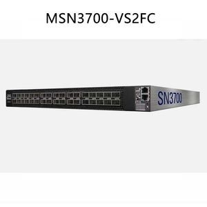 เทคโนโลยีอินฟินแบนด์ Mellanox MSN3700-Vs2FC 200gbe 1u เปิดสวิตช์อีเทอร์เน็ตด้วย Cumulus Linux และ 64 Port 2 แหล่งไฟฟ้า