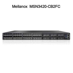สวิตช์อีเธอร์เน็ตแบบเปิด 1U ที่ใช้ Nvidia Spectrum-2 ความเร็วสูงสุด 100g พร้อม Cumulus Linux, พอร์ต SFP28 จำนวน 48 พอร์ต, พอร์ต QSFP28 จำนวน 12 พอร์ต, รุ่น MSN3420-CB2FC