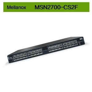 สวิตช์อีเธอร์เน็ตแบบเปิด 1U อัตราการส่งข้อมูล 100GbE พร้อม Nvidia Onyx MLNX-OS Mellanox Switch MSN2700-CS2f อิงตาม Nvidia Spectrum
