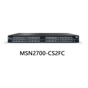 สวิตช์ 1U ขนาดกะทัดรัดและทรงพลัง 100gbe พร้อม Cumulus Linux MSN2700-CS2FC Nvidia Spectrum สำหรับแอปพลิเคชันที่เน้นข้อมูล