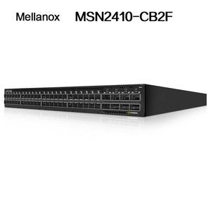 สวิตช์ Mellanox MSN2410-CB2f ความเร็วสูงสุด 25g พร้อมพอร์ต SFP28 จำนวน 48 พอร์ต และพอร์ต QSFP28 จำนวน 8 พอร์ต X86 2 ชุดจ่ายไฟ 43.6*433.2*590.6 มม.