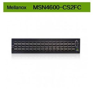 สวิตช์ Speed Networking Nvidia Spectrum-3 100Gbe พร้อมพอร์ต QSFP28 จำนวน 64 พอร์ต MSN4600-CS2FC ความเร็วสูงสุด 100G 5000