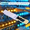 โมดูลรับส่งสัญญาณออปติคัล Qsfp56-200g-Sr4 200g Sr4, Qsfp56 Sr4 200gbase-Sr4 850nm 100m Dom MPO-12/Upc Mmf