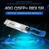 Qsfp 40g Sr Bd 40g/100GB ดับเบิลเรท บีดี Bdsr 850nm 100m LC คอนเนกเตอร์ดับเพล็กซ์ มัลติโมด Qsfp 40g Sr เครื่องรับสัญญาณไฟเบอร์ออปติก