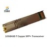 ราคาต่อรองได้ สต็อกสูง โมดูลรับส่งสัญญาณ SFP+ RJ45 10g ความเร็วสูงสำหรับการเชื่อมต่อเครือข่ายที่เชื่อถือได้