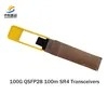 ราคาขายได้ สต็อค ความเร็วสูง 100g Qsfp28 100m Sr4 โมดูลรับสัญญาณสําหรับเครือข่ายที่น่าเชื่อถือ