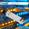 โมดูลตัวรับสัญญาณ 10g SFP+ ที่มีประสิทธิภาพสูงสําหรับเครือข่าย 10 กิโลเมตร สายใยแบบเดียว สายใยแบบ Hot Pluggable การบริโภคพลังงานต่ํา RoHS