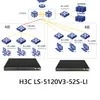 H3c Ls-5120V3-52s-Li สวิตช์เครือข่ายแบบจัดการ 52 พอร์ต เพื่อการเชื่อมต่อที่เชื่อถือได้