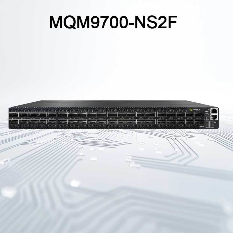 MQM9790-NS2F Mellanox Network Switch P2C Airflow 64 Port NDR 32 OSFP Port ไม่จัดการ