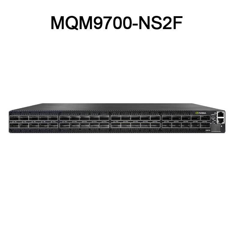 MQM9700-NS2F Mellanox Infiniband Switch Quantum 2 NDR โปรแกรม 64 NDR Port 32 Osfp Port 2 พลังงาน
