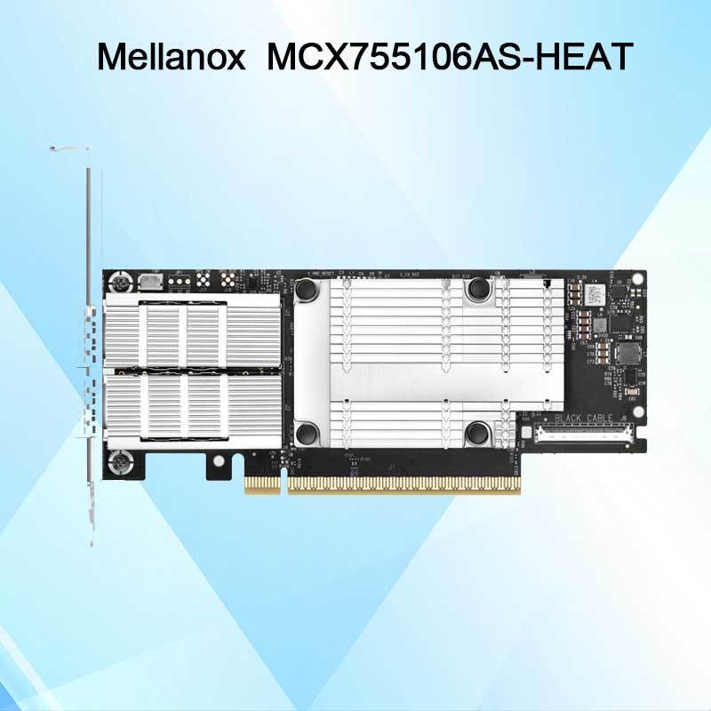 MCX755106as-ความร้อน (900-9X7AH-0078-DTZ) อะแดปเตอร์ Ethernet Nvidia Connectx-7 200g พร้อมพอร์ตคู่