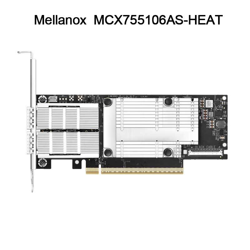 MCX755106as-ความร้อน (900-9X7AH-0078-DTZ) อะแดปเตอร์ Ethernet Nvidia Connectx-7 200g พร้อมพอร์ตคู่