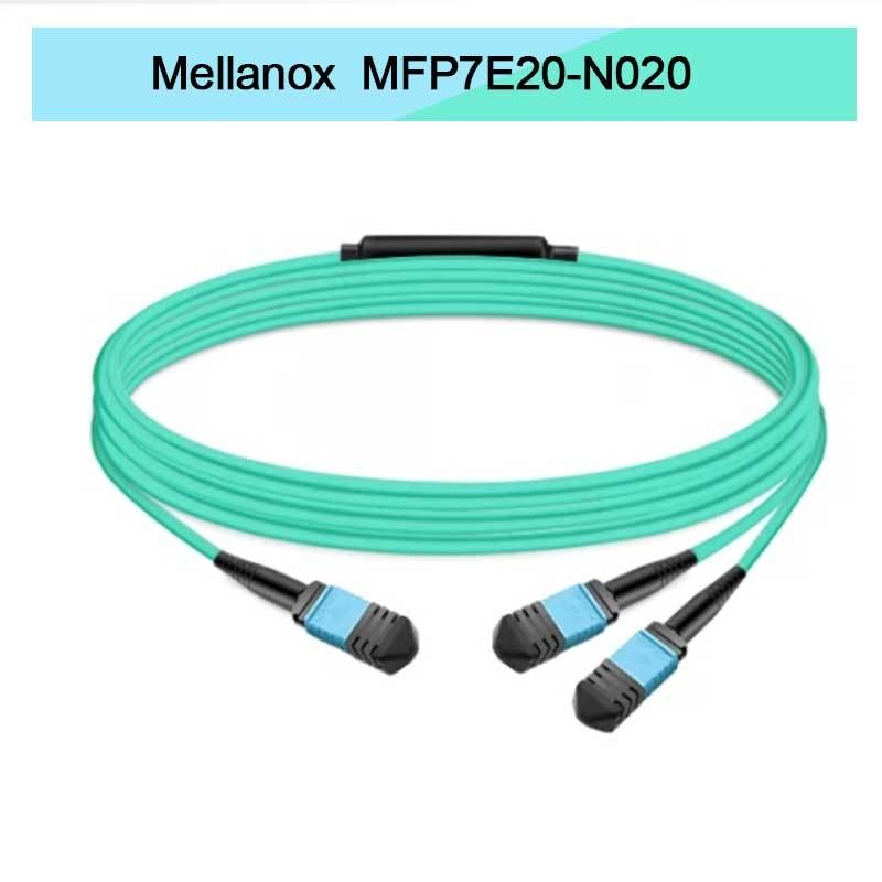 Nvidia Mfp7e20-Nxxx Optical Multimode Splitter Fiber Cable Mfp7e20-N020 Mmf, MPO12 APC ถึง 2xmpo12 APC