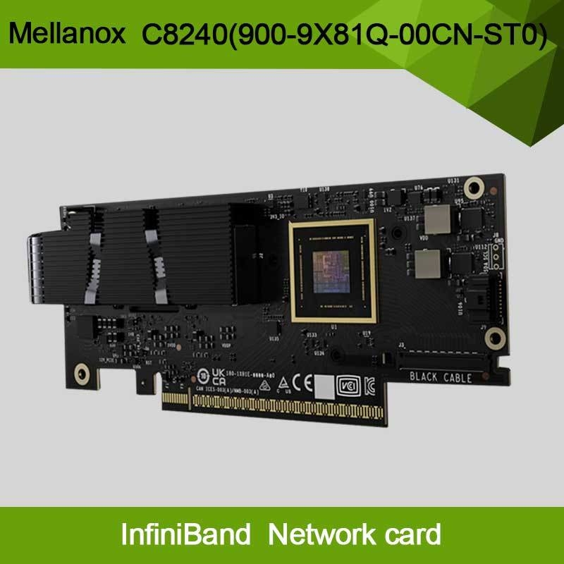Nvidia Connectx-8 Supernic Dual-Port Qsfp112infiniband: Ndr Ib (ค่าเริ่มต้น) Ethernet: 400gbe C8240 900-9X81q-00cn-St0