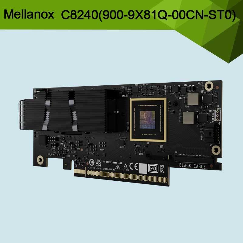 Nvidia Connectx-8 Supernic Dual-Port Qsfp112infiniband: Ndr Ib (ค่าเริ่มต้น) Ethernet: 400gbe C8240 900-9X81q-00cn-St0
