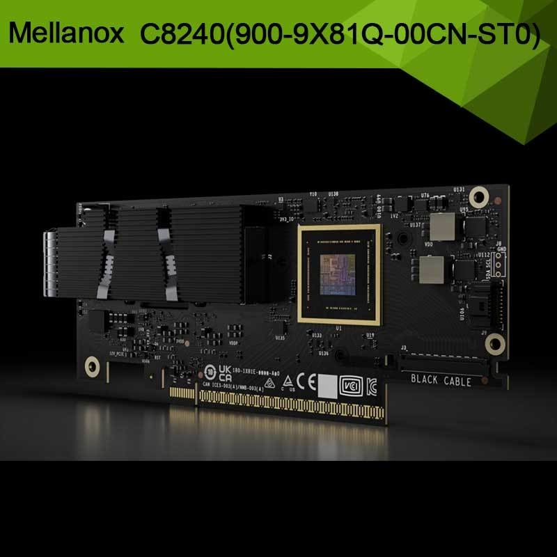 Nvidia Connectx-8 Supernic Dual-Port Qsfp112infiniband: Ndr Ib (ค่าเริ่มต้น) Ethernet: 400gbe C8240 900-9X81q-00cn-St0