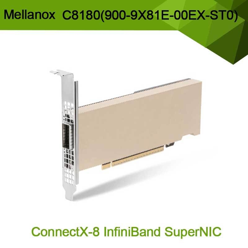 Nvidia Connectx-8 Adapter C8180 (900-9X81E-00EX-ST0) สายอินฟินแบนด์ OSFP