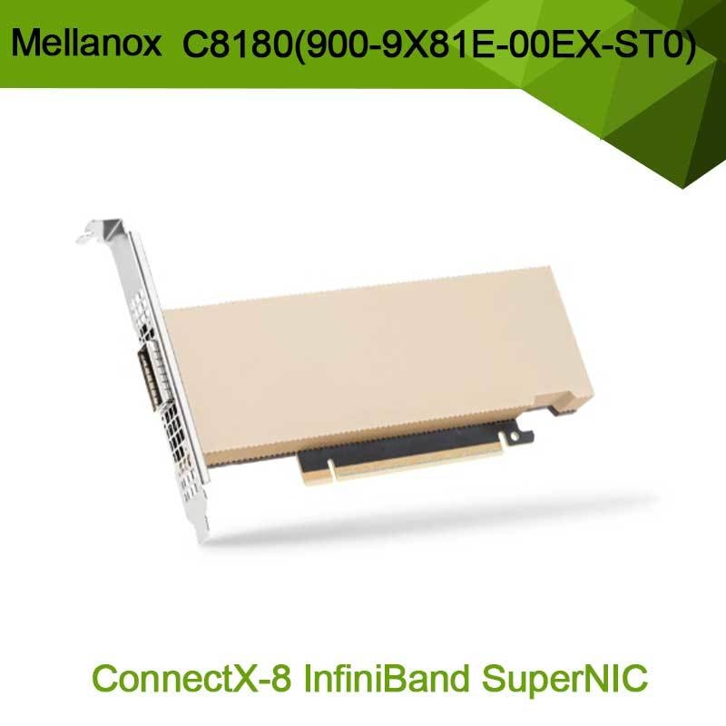 Nvidia Connectx-8 Adapter C8180 (900-9X81E-00EX-ST0) สายอินฟินแบนด์ OSFP