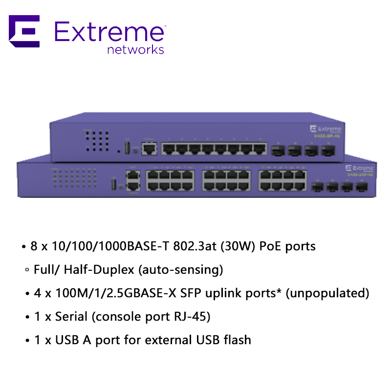 Mellanox Network Switch ความสามารถสูงสุด X435-8p-4s เครือข่ายสวิทช์สําหรับการเชื่อมต่อที่รวดเร็ว