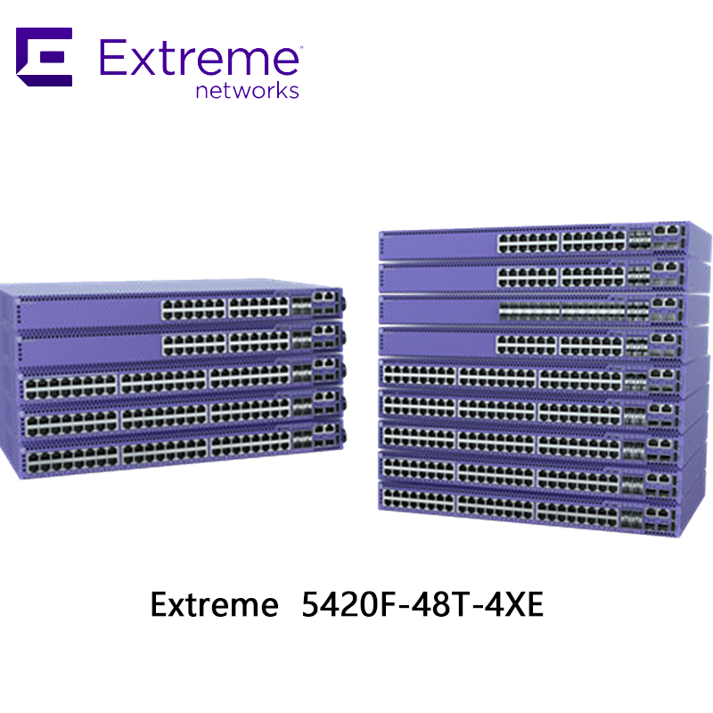 Advanced 5420f Series 48-Port Ethernet Switch with 10gbe Connectivity 5420f-48t-4xe Extreme Xos