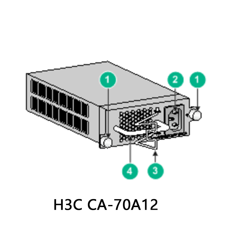 H3c Ca-70A12 พลังงานไฟฟ้าแบบตรงต่อเนื่องประสิทธิภาพสูงสําหรับอุปกรณ์ กระปุก 2.5A