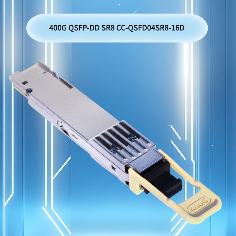 โมดูลรับส่งสัญญาณออปติคัล Qsfp-DD Sr8 ความเร็วสูง 400g สำหรับศูนย์ข้อมูล 400g Qsfp-DD Sr8 Optical Transceiver