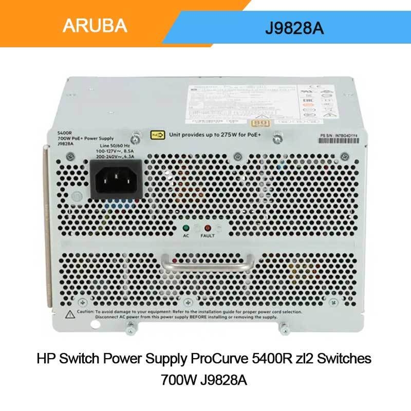 Brand New J9828A Network Switch with 5400r 700W Poe+ Original Zl2 Snmp and Qos Functions