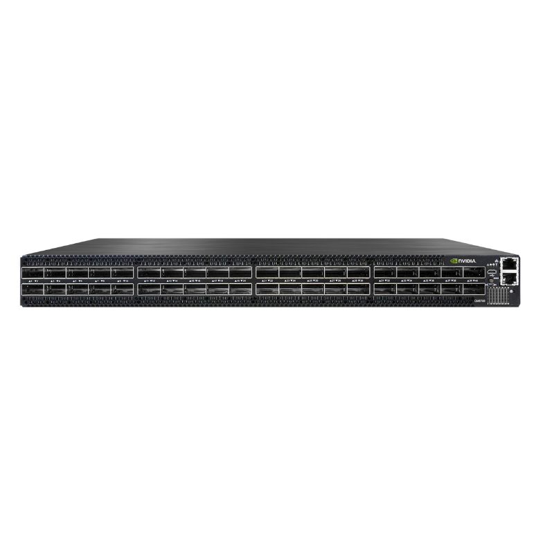 MQM9790-NS2F สวิตช์ Mellanox Ndr ปรับขนาดศูนย์ข้อมูล 400G InfiniBand Smart
