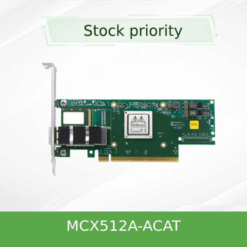 MCX512A-ACAT Mellanox Connectx 5 พอร์ตคู่ 10 25gbe Sfp28 EN การ์ดอะแดปเตอร์ PCIe 3.0 X8