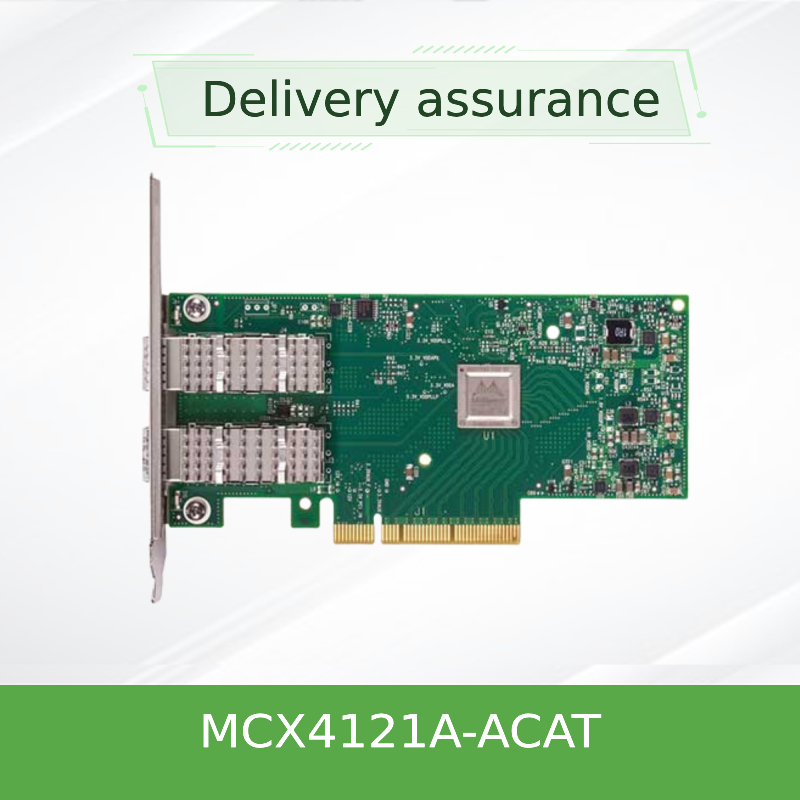 MCX4121A-ACAT การ์ดอีเทอร์เน็ตคู่ Mellanox อะแดปเตอร์การ์ดเครือข่าย ConnectX-4 Lx EN 25GbE SFP28