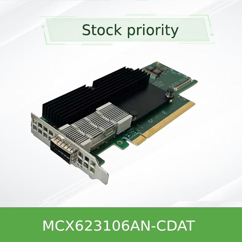 QSFP56 อะแดปเตอร์อีเทอร์เน็ต Mellanox NIC ConnectX-6 Dx EN 100GbE การ์ดเครือข่าย MCX623106AN-CDAT