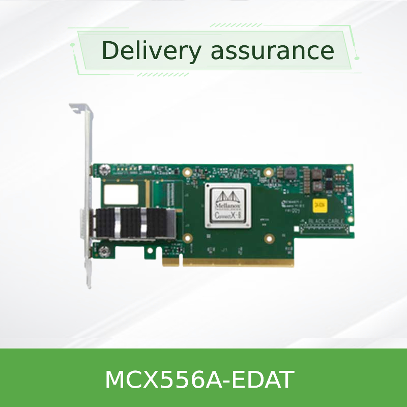 การ์ดอะแดปเตอร์เครือข่าย EDR/100GbE VPI Mellanox 100gbe Nic MCX556A-EDAT ConnectX-5 QSFP28