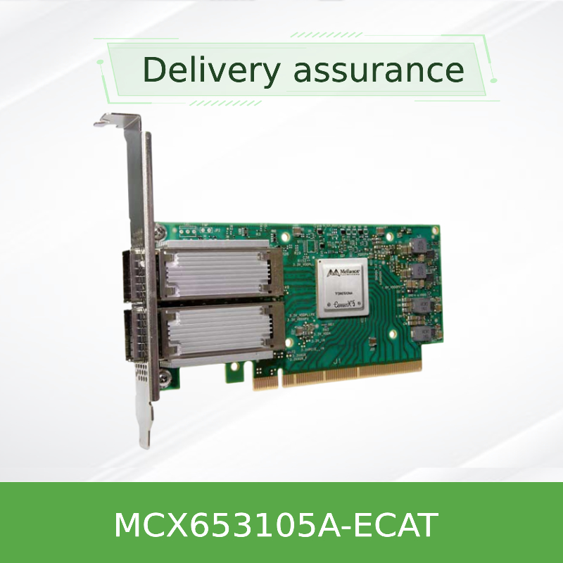 ConnectX 6 โอดอปเตอร Dual Port Mellanox Card รองรับ 100Gb/S MCX653105A-ECAT