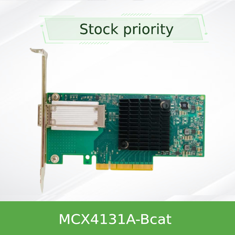 การ์ดเครือข่าย Mellanox ใหม่ของแท้ อะแดปเตอร์ Nvidia MCX4131A-Bcat Connectx-4 Infiniband