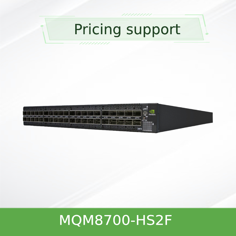 MQM8700-HS2F(920-9B110-00FH-0MD) สวิตช์เครือข่าย Mellanox 40 พอร์ต 200G InfiniBand สำหรับศูนย์ข้อมูล