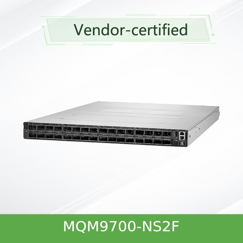 MQM9700-NS2F ((920-9B210-00FN-0M0) Mellanox Infiniband network Switch Quantum 2 โดยใช้ NDR